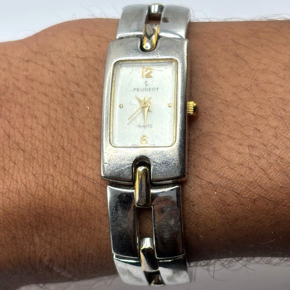 Vintage Silver Peugeot Watch